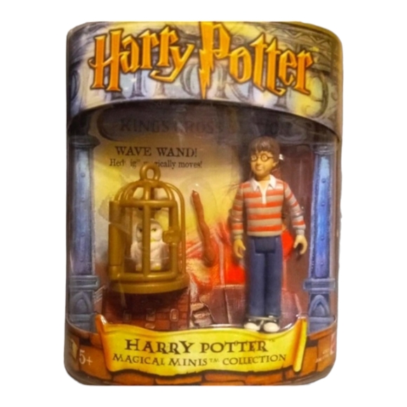 NEW Mattel Magical Mini HARRY POTTER Action Figure Toy w/Hedwig Boxed - Picture 4 of 4